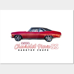 1971 Chevrolet Nova SS Hardtop Coupe Posters and Art